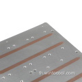 Sink Heat Fin Skived สำหรับ IGBT พลังงานสูง